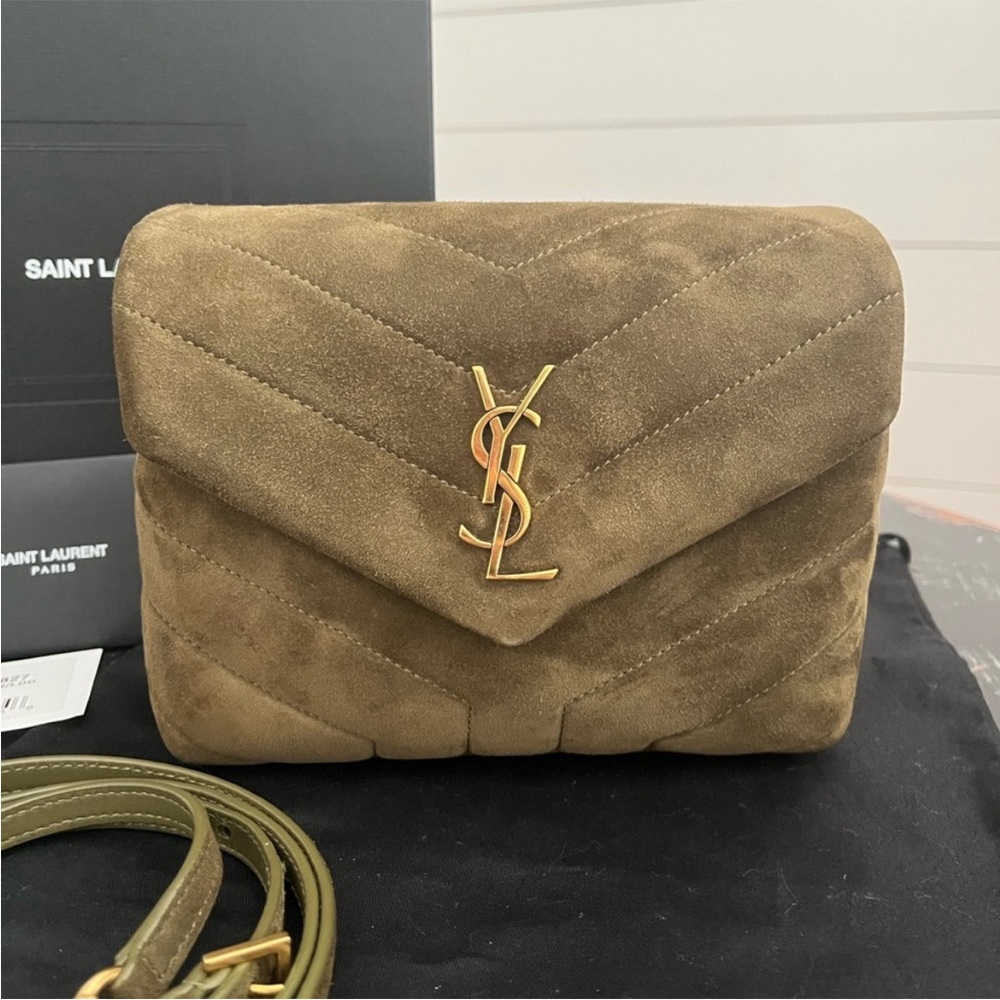 Saint Laurent Suede Toy Lou Lou Bag - Picture 4 of 17